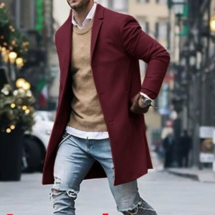60代ファッション ハイグレードロング丈コート